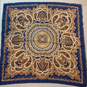 Vintage Lord & Taylor Wool Scarf Made in Italy